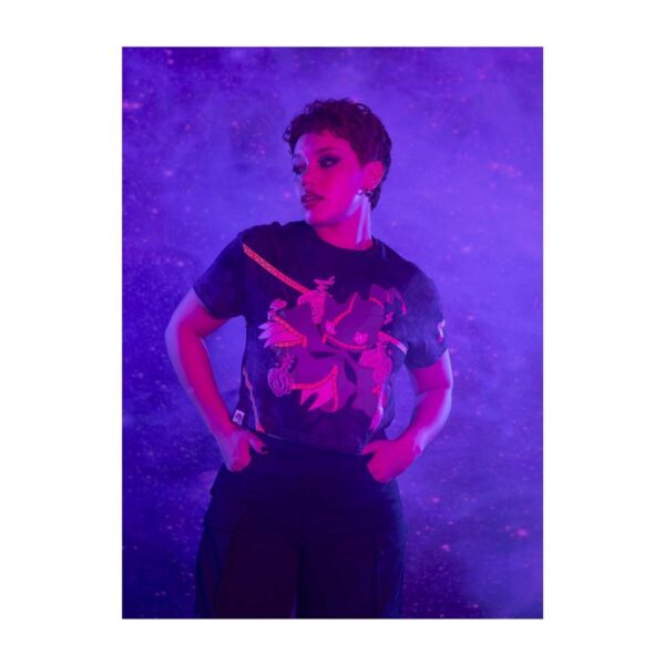 Mega Banette Purple Crop T-Shirt - Women - Image 3