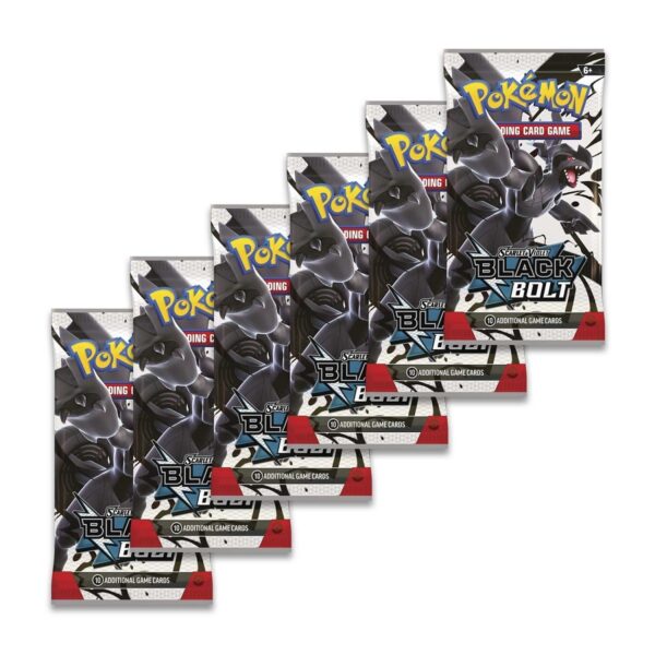 Pokémon TCG: Scarlet & Violet-Black Bolt Booster Bundle (6 Packs) - Image 3