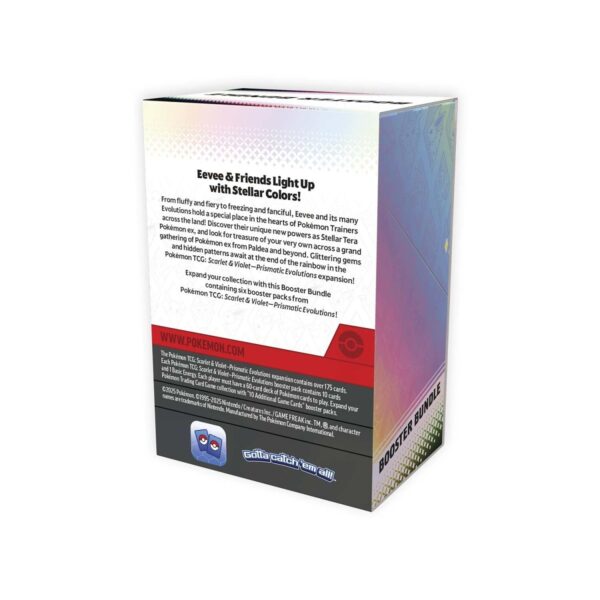 Pokémon TCG: Scarlet & Violet-Prismatic Evolutions Booster Bundle (6 Packs) - Image 3