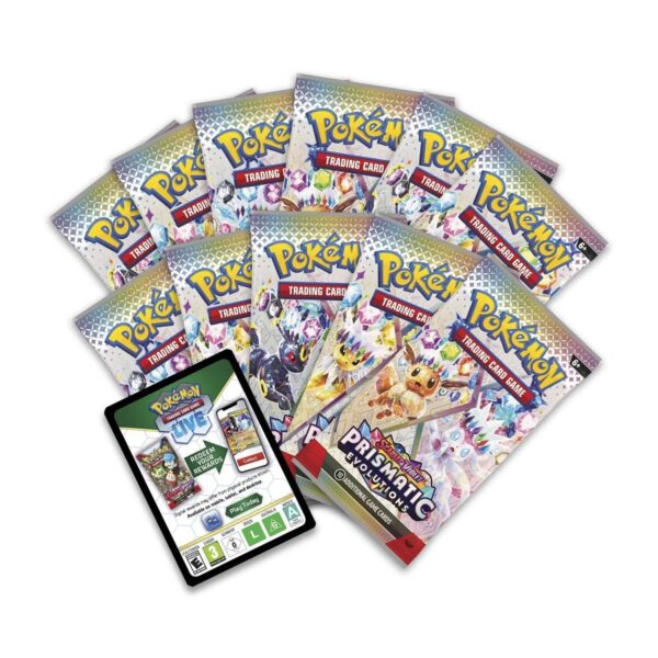 Pokémon TCG: Scarlet & Violet-Prismatic Evolutions Pokémon Center Elite Trainer Box - Image 5