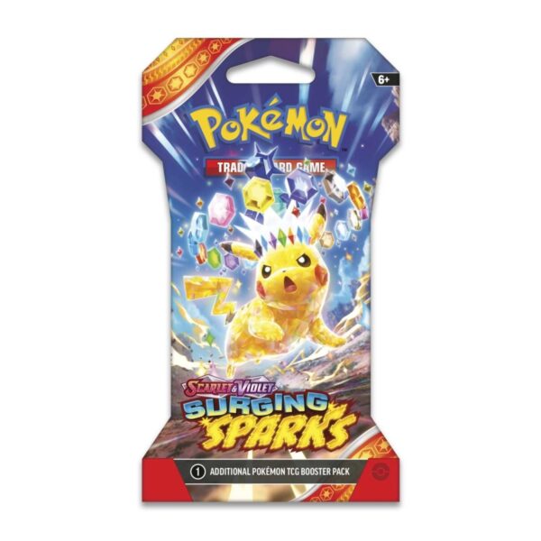 Pokémon TCG: Scarlet & Violet-Surging Sparks Sleeved Booster Pack (10 Cards) - Image 2