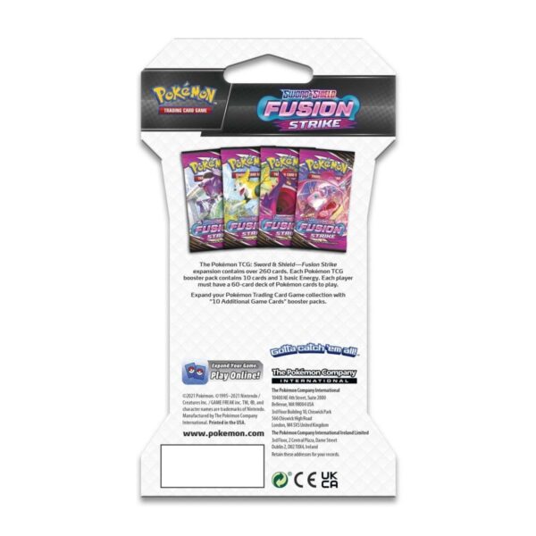 Pokémon TCG: Sword & Shield-Fusion Strike Sleeved Booster Pack (10 Cards) - Image 3
